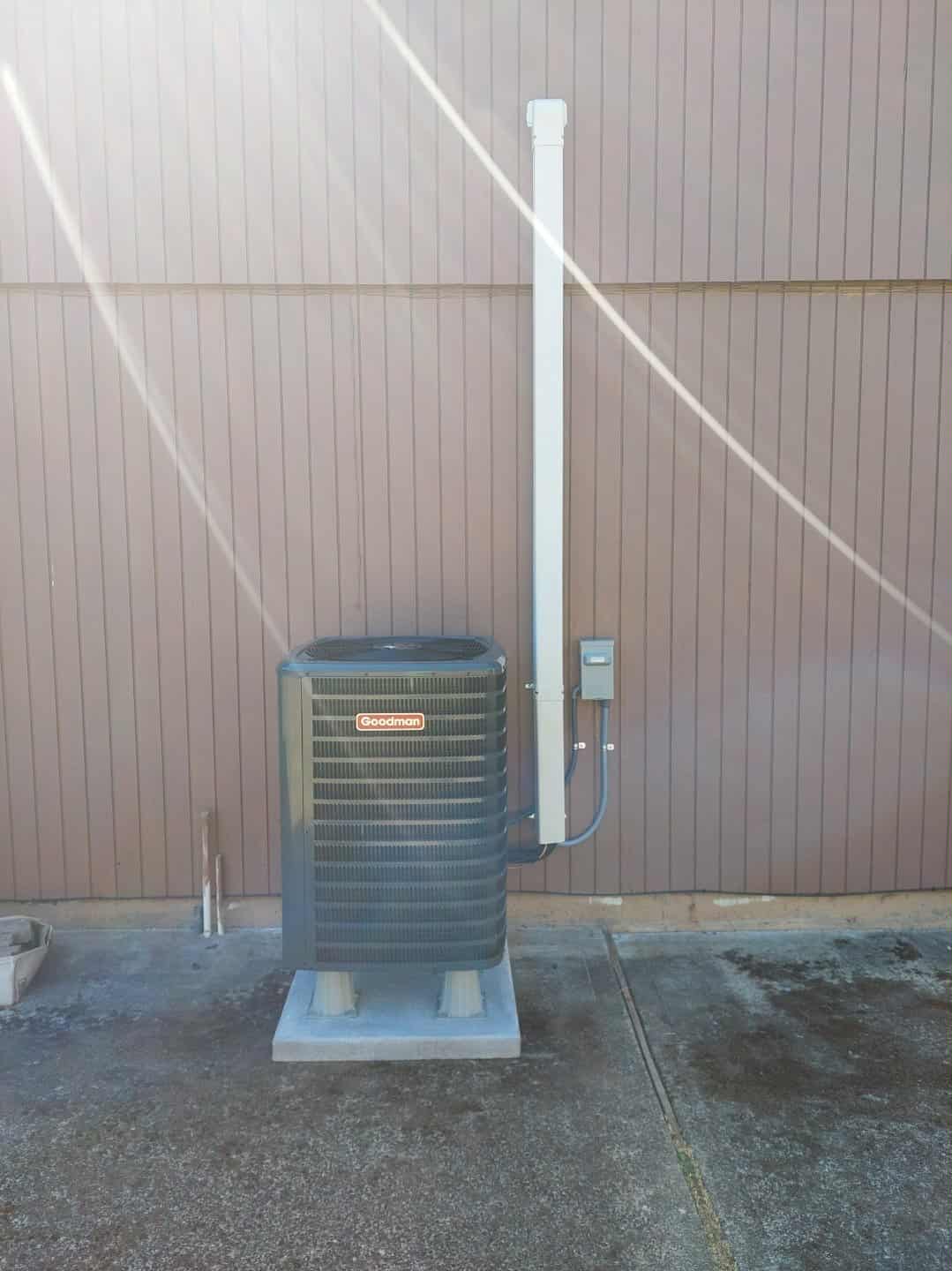HVAC Condenser Installation 5